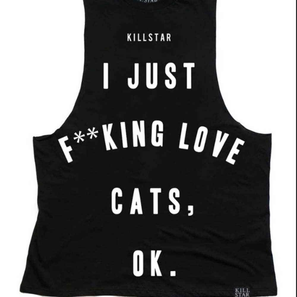 Killstar Cats Muscle Tee